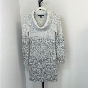 White House Black Market Women's Gray Sweater Dress Size‎ Small